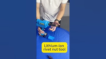 The invention relates to a lithium battery tool riveting full hexagon riveting nut, #SZENT-420H