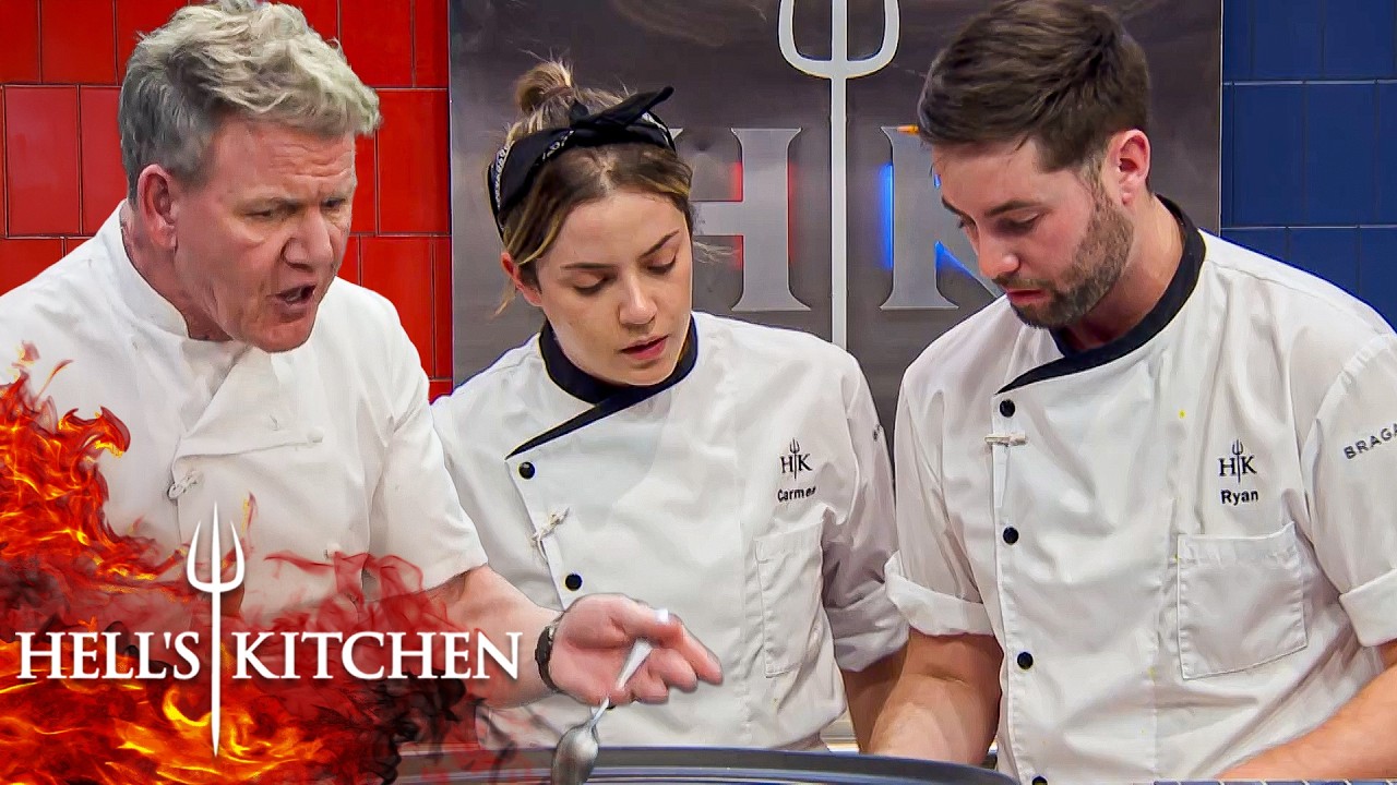 Carmen & Ryan Take on the Pass as Chef Ramsay Sabotages Both of Them | Hell's Kitchen