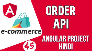 Angular project in Hindi #45 Call Order API | Angular E-commerce Project