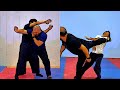 Martial Arts Self Defense Demonstration Mixed Silat Techniques