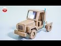 How to Make a Truck-DIY cardboard craft