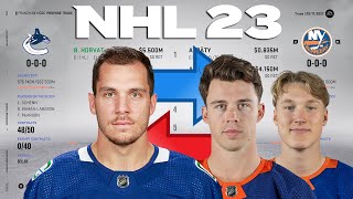 NHL 23 - BO HORVAT TO NYI TRADE SIMULATION