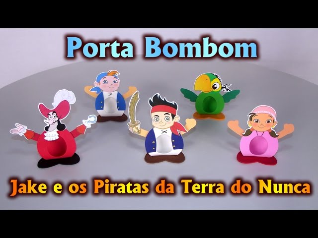 Fazendo a Minha Festa Infantil: Joguinhos para Atividades e Lembrancinhas  do Jake e os Piratas da Terra do Nunca!