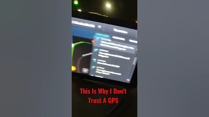 Prime Example To NEVER RELY On A GPS (Rand Mcnally TND 750)