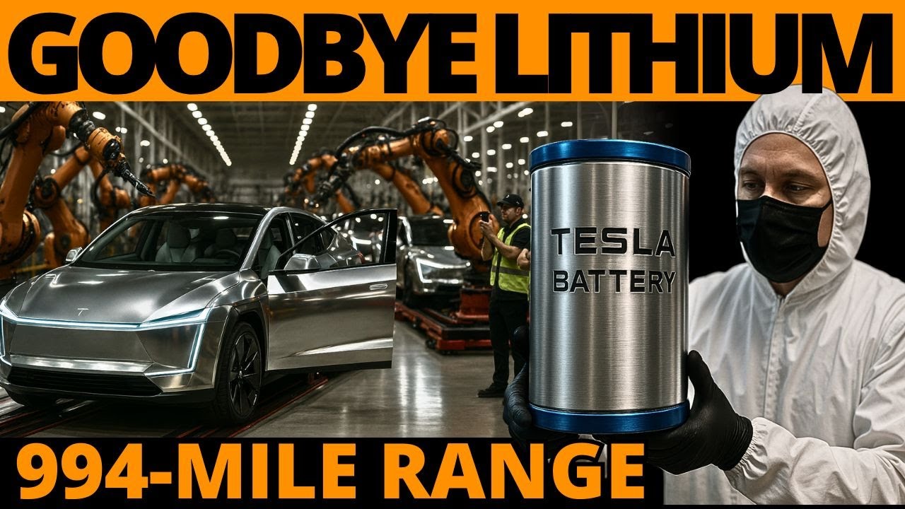 NEW TESLA ALUMINUM BATTERY -994 miles, Charge 5.9 Min, Less Than US$100/Kwh (2026)-Elon Musk Reveals