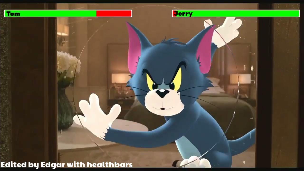 Tom and Jerry (2021) Hotel Room Fight with healthbars YouTube