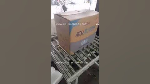 Automatic carton box 180 degree direction moving conveyor customized box corrector conveyor