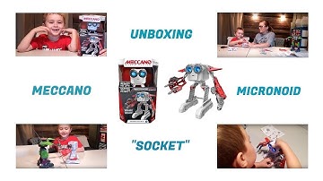 UNBOXING MECCANO MICRONOID ROBOT - THEY INTERACT WITH EACH OTHER...SO COOL!