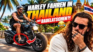 Riding a Harley in Thailand wearing flip-flops?! 😂
