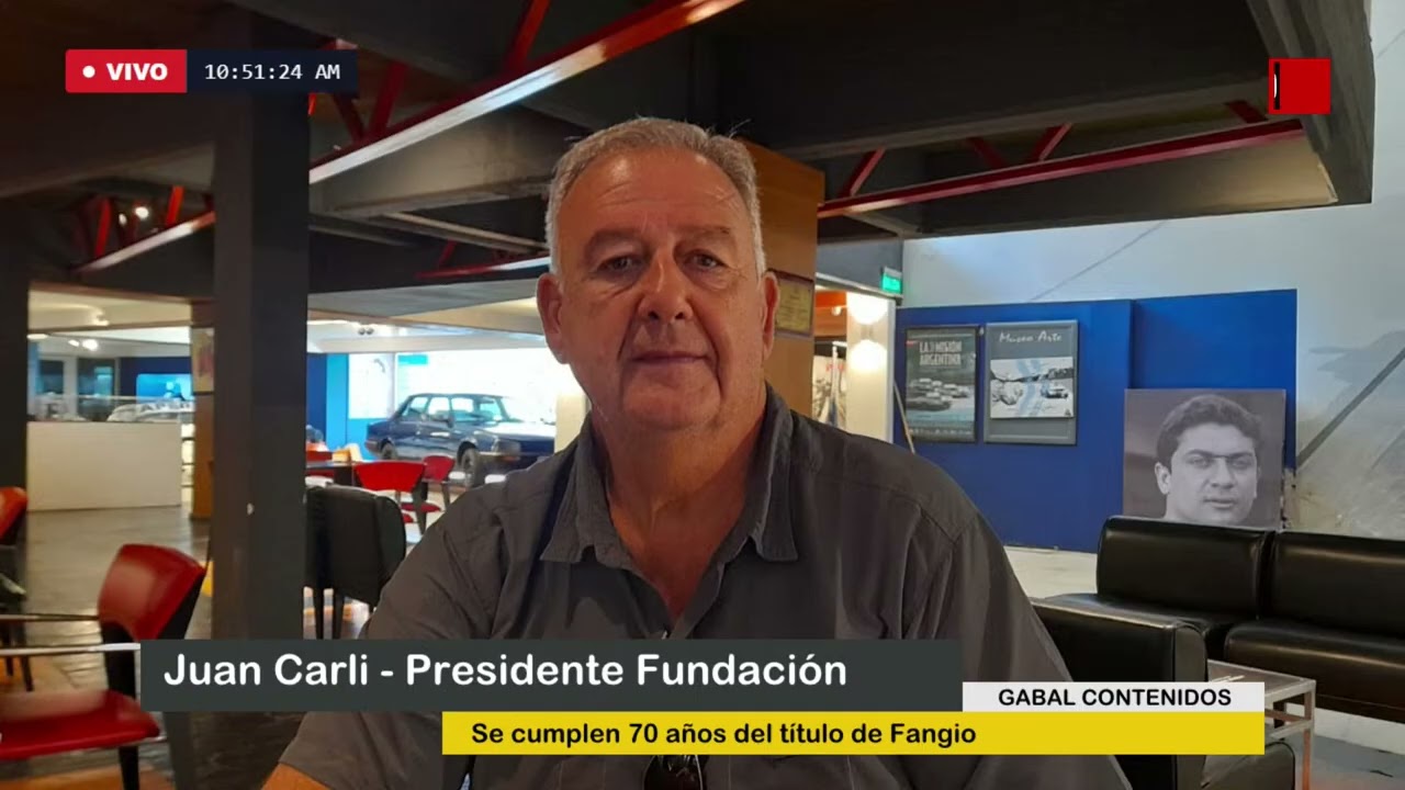 Entrevista: Juan Carli, presidente Fundación Fangio. Se cumplen 70 años del título de Fangio