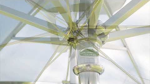 Automatic lifting system umbrella - opening and closing