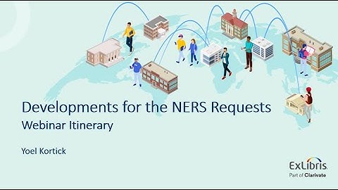 Developments in Alma for the NERS Requests