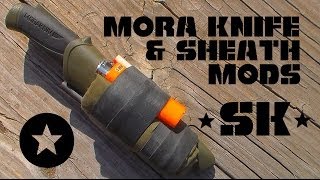 Mora Knife and Sheath Modifications