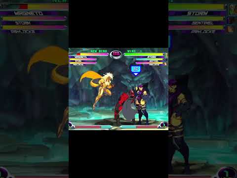 MvC2: Crizzle - Storm + Psy Crossup to Trijump Infinite (7 Reps) [3 Variations] 80% Sequence 6.17.25