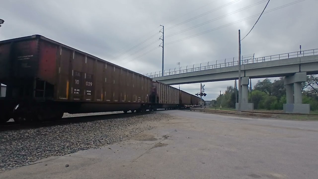 UP 6522 north on coal train through McNeil 