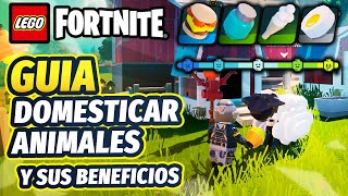 🐮GUÍA COMO DOMESTICAR Animales y sus Beneficios | LEGO Fortnite