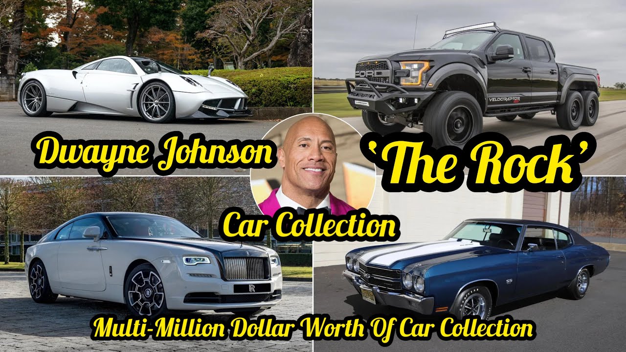 Dwayne Johnson ‘The Rock’ Multi Million Dollar Worth Of Car Collection