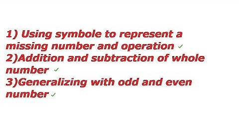 Addition and subtraction of whole number G4 Unit 3 Part 1