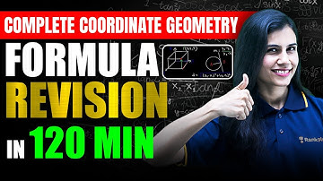 Complete Coordinate Geometry Formula Revision | JEE Main 2025 | Bhoomika Ma