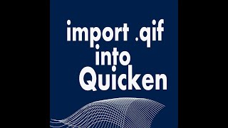 import qif file into quicken