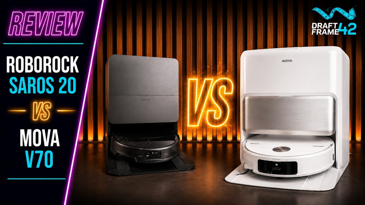 Thumbnail: Das beste Gerät 2026? Roborock Saros 20 oder MOVA V70?