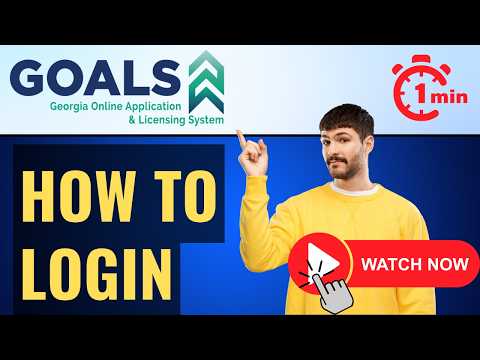 goals.sos.ga.gov Login⏬👇 Professional Licensing Login