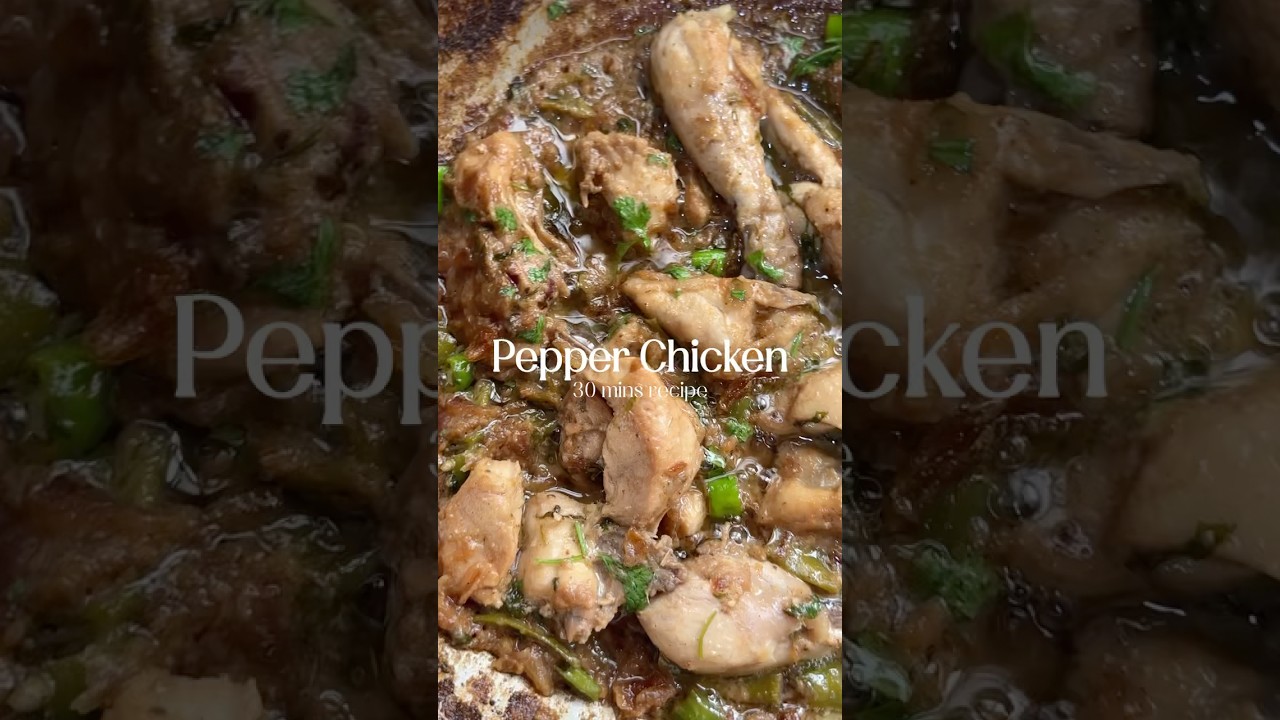 Pepper Inferno Chicken- Bold Flavour Unleashed!🔥Dark,Bold & Addictive! 
