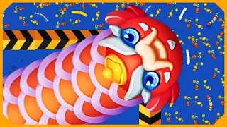 🐍WORMSZONE.IO | Giant Slither Snake Top 01 🤔 | Epic Worms Zone Biggest Snake Gameplay! | Kalun yt