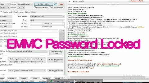 EMMC Password Locked Solution