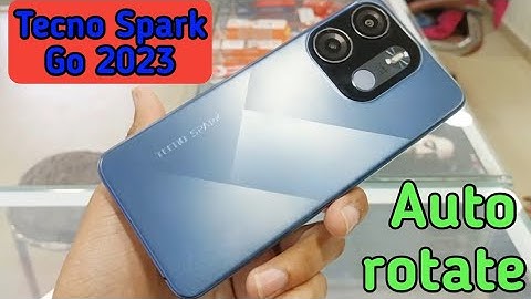 How To Enable Auto Rotate In Tecno Spark Go 2023,Auto Rotate Screen Enable In Tecno Spark Go