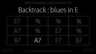 Blues in E (90bpm) : Backing track