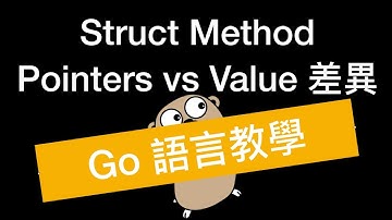 [Go 教學] struct pointers vs values 的差異