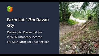 Farm Lot 1.7M Davao City