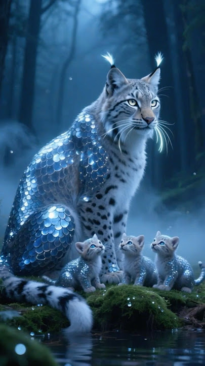 🐱 Glimmerscale Lynx #fantasywildlife