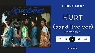 [NO ADS - 1 Hour] NewJeans (뉴진스) - Hurt  (Band live ver)