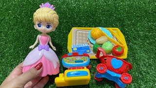 Unboxing Fun Toy Shopping Game with Princess Doll & Mini Food Set screenshot 3