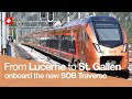 TRAIN TRIP REPORT | Voralpen Express (1ST CLASS) | Lucerne - St. Gallen 🇨🇭 | SOB Traverso RABe 526