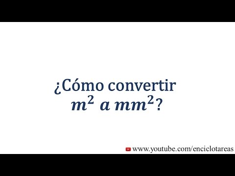 Video: Cómo Convertir Un Milímetro Cuadrado