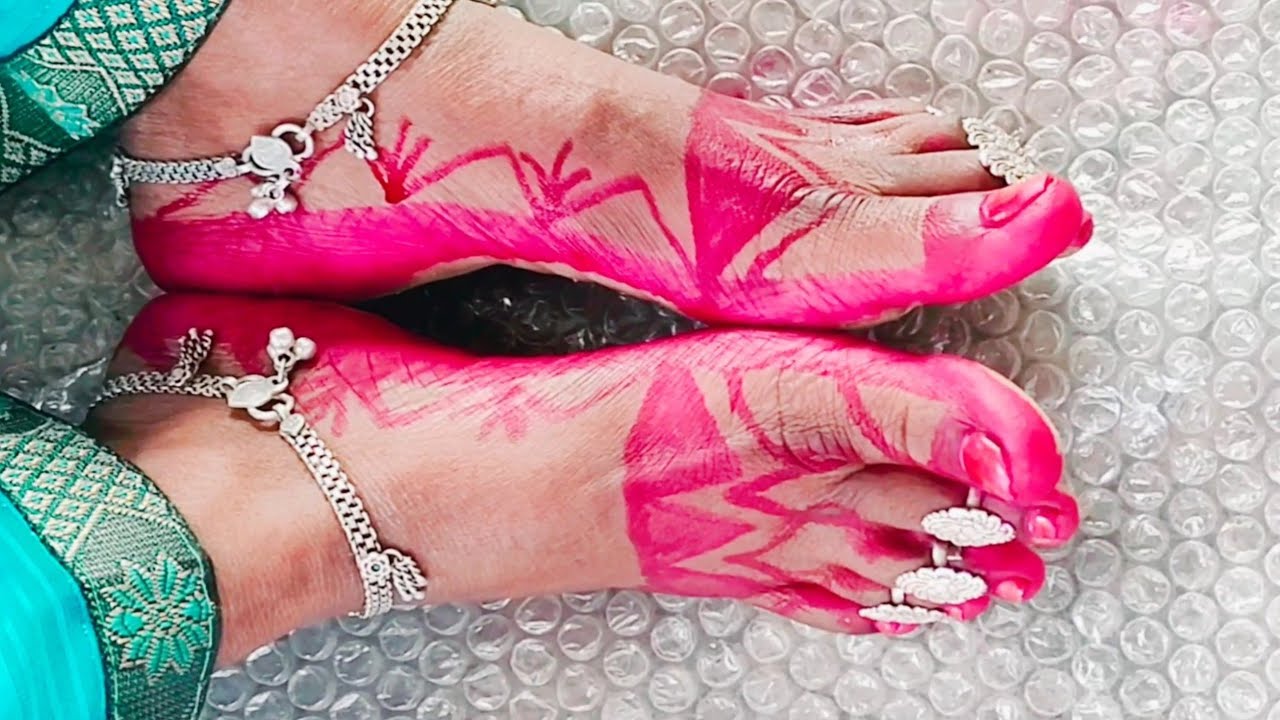 new Alta design/mahawar kaise lagaya jata hai/Alta ki design/pero me