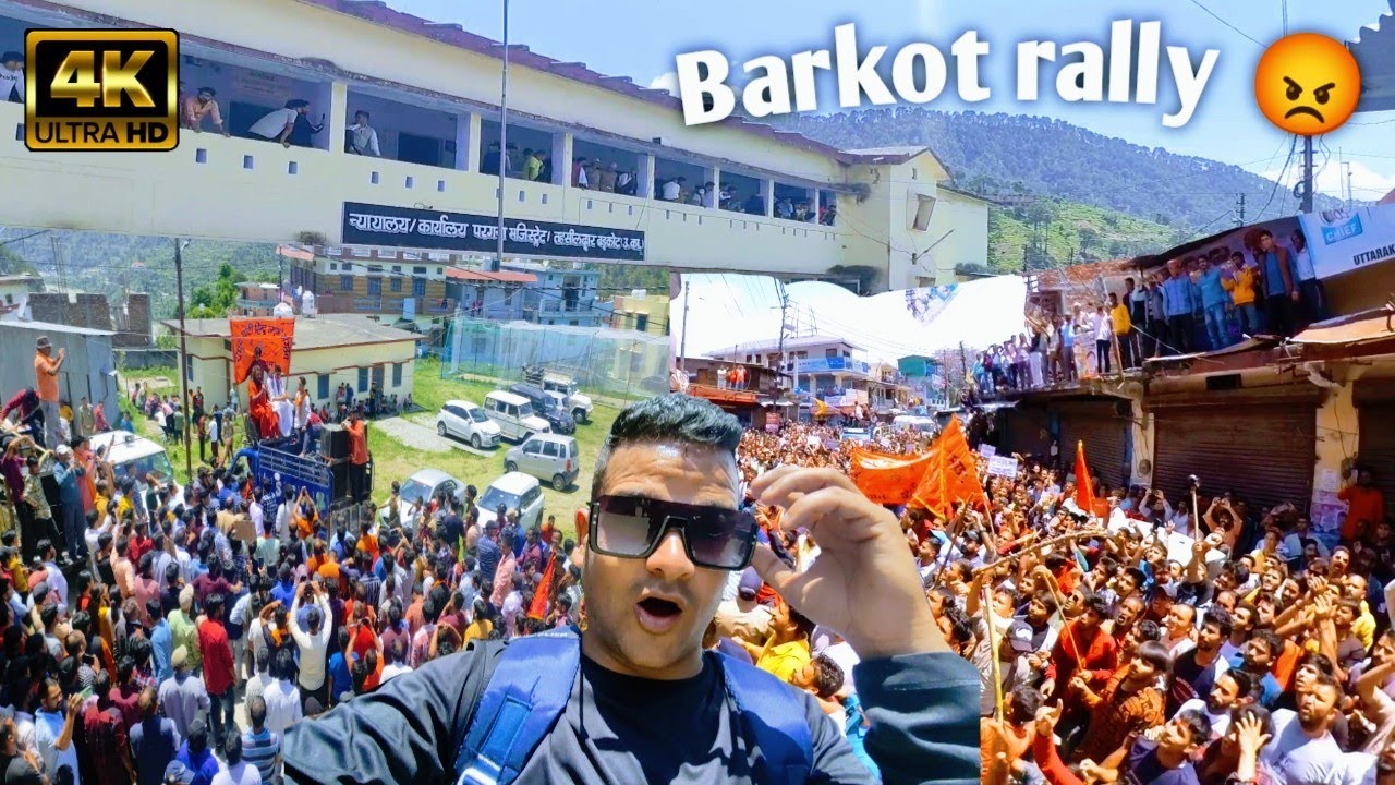 #Barkot #Rally जनता उतरी सडकों पर 😲😲// Avirajdobriyal - YouTube