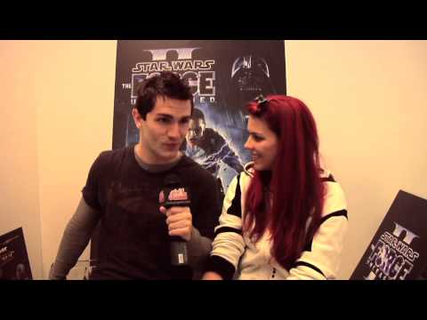 GG Rachel Lara and "Starkiller" Sam Witwer @ E3 20...