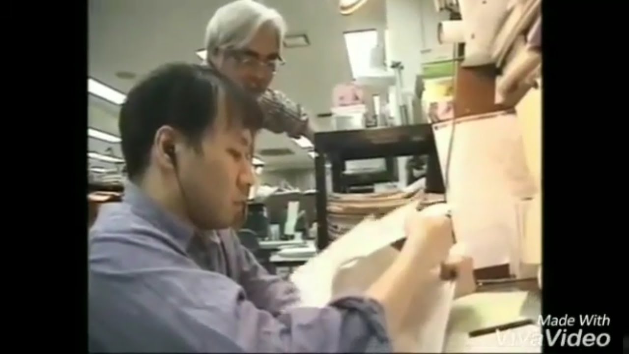 千と千尋の神隠し 作画風景 01 Youtube