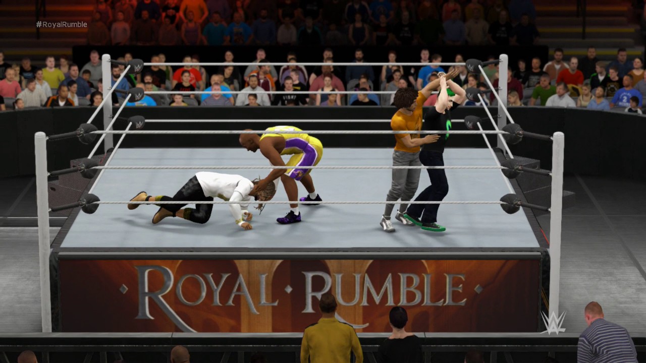 30 man celebrity royal rumble - YouTube