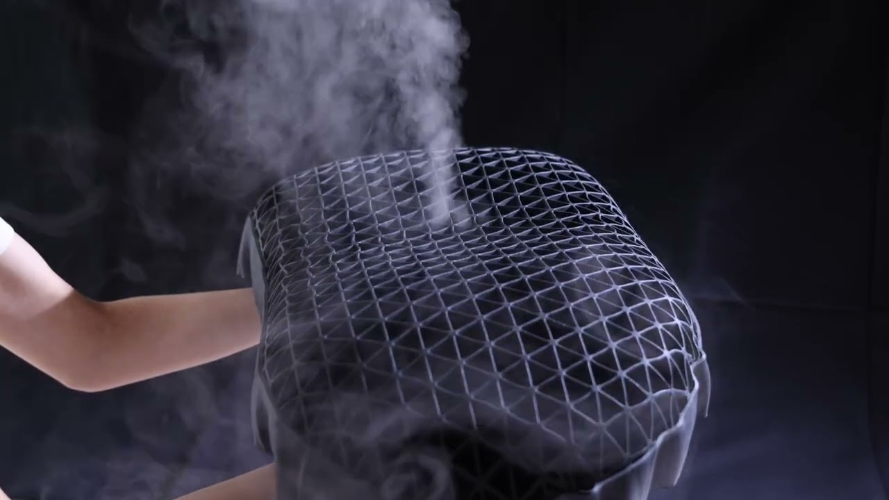 BIC WAVE】ヒツジのいらない枕 ®―和み―の通気性を水蒸気で検証 - YouTube