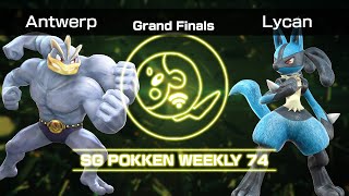 SGPW v. 74 -  Pokkén DX Grand Finals: Antwerp (Machamp) vs. Lycan (Lucario)
