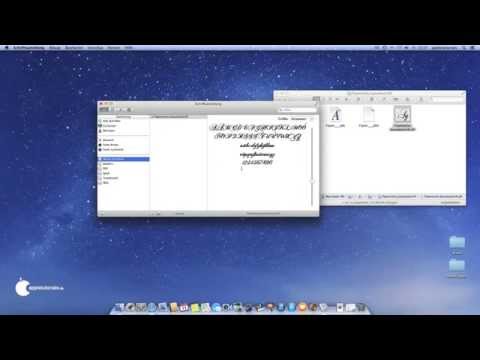 Mac OS X: Schriftarten am Mac installieren
