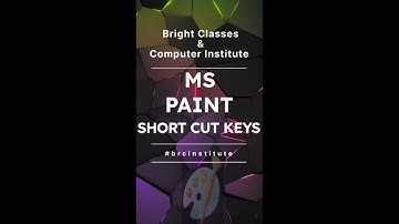 Paint Shortcut Keys #shortcutkeys #computer #gs