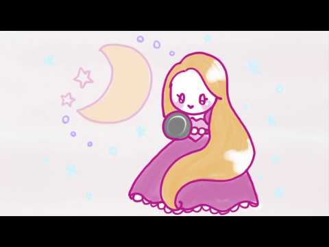 ゆめかわ風 ラプンツェル Rapunzel 簡単かわいいイラストレッスン46 Youtube