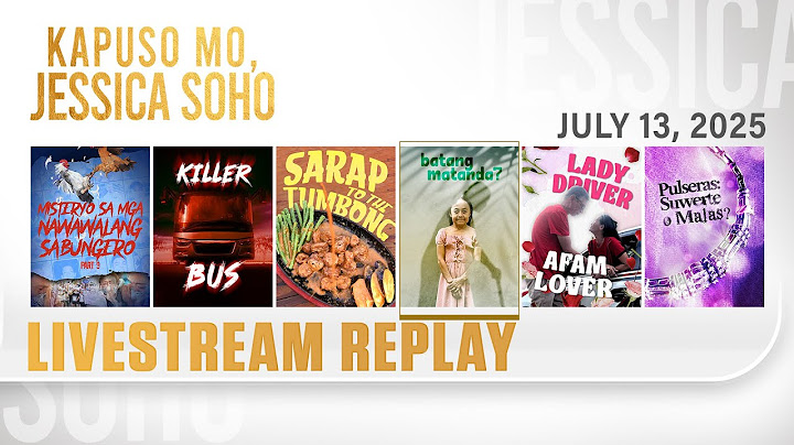 KMJS livestream July 13, 2025 Episode - Replay | Kapuso Mo, Jessica Soho