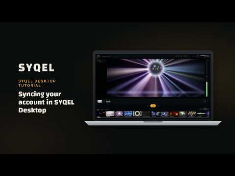 Sync: your visuals, playlists and hotkeys on every computer